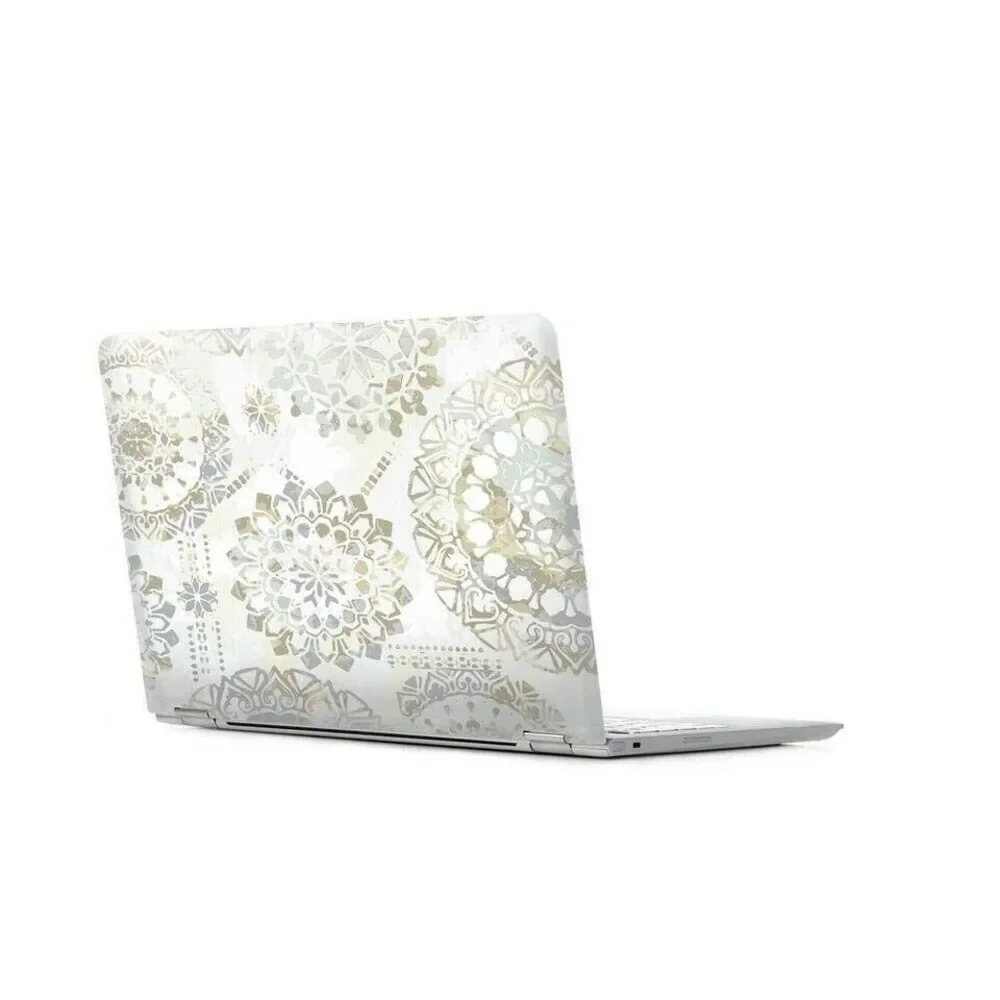 RoomMates Peel & Stick Wallpaper Roll Bohemian Floral Medallion Gray Beige Boho